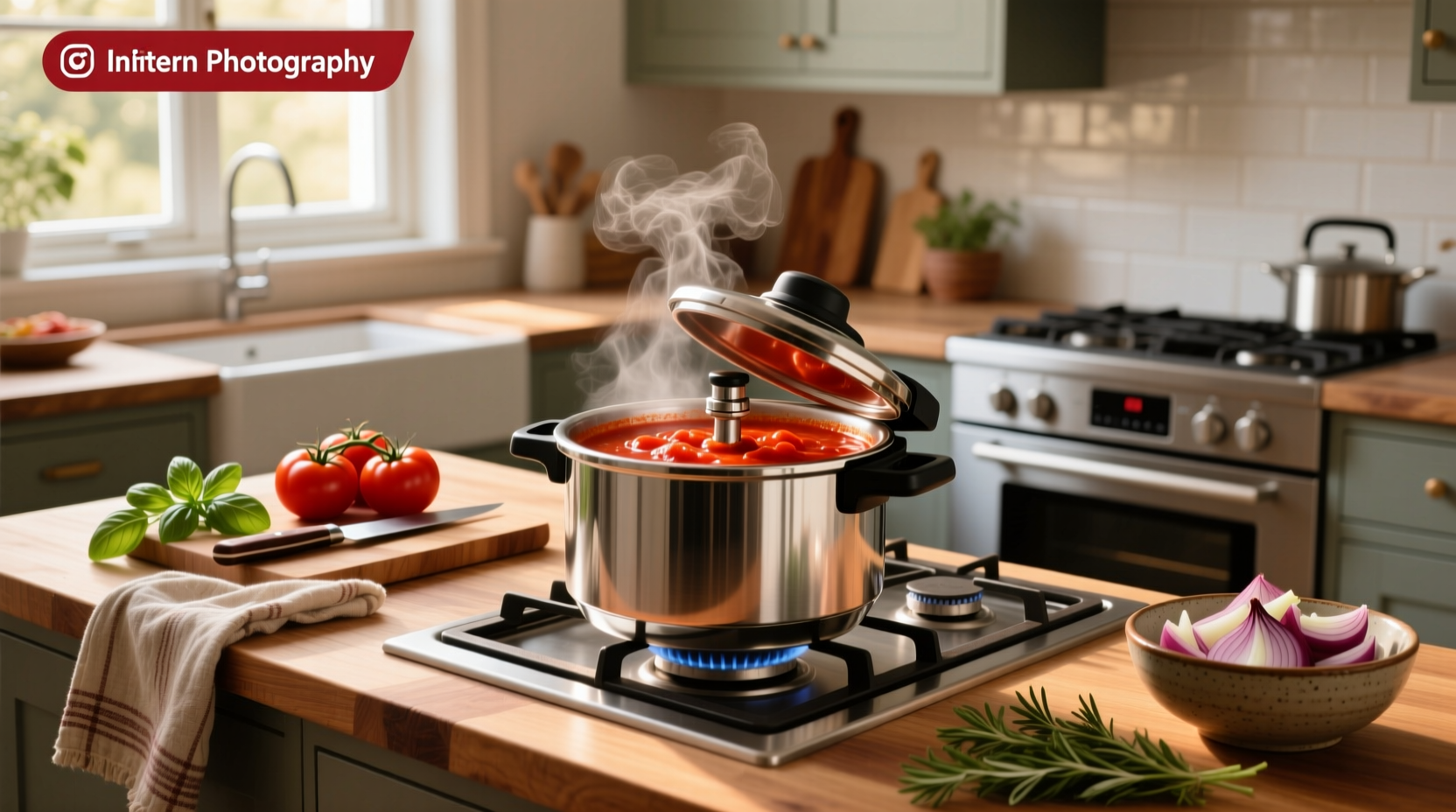 pressure cooker tomato sauce fast, flavorful safe