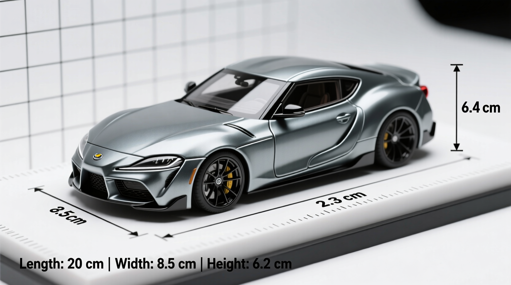 how big is a 1 18 scale car