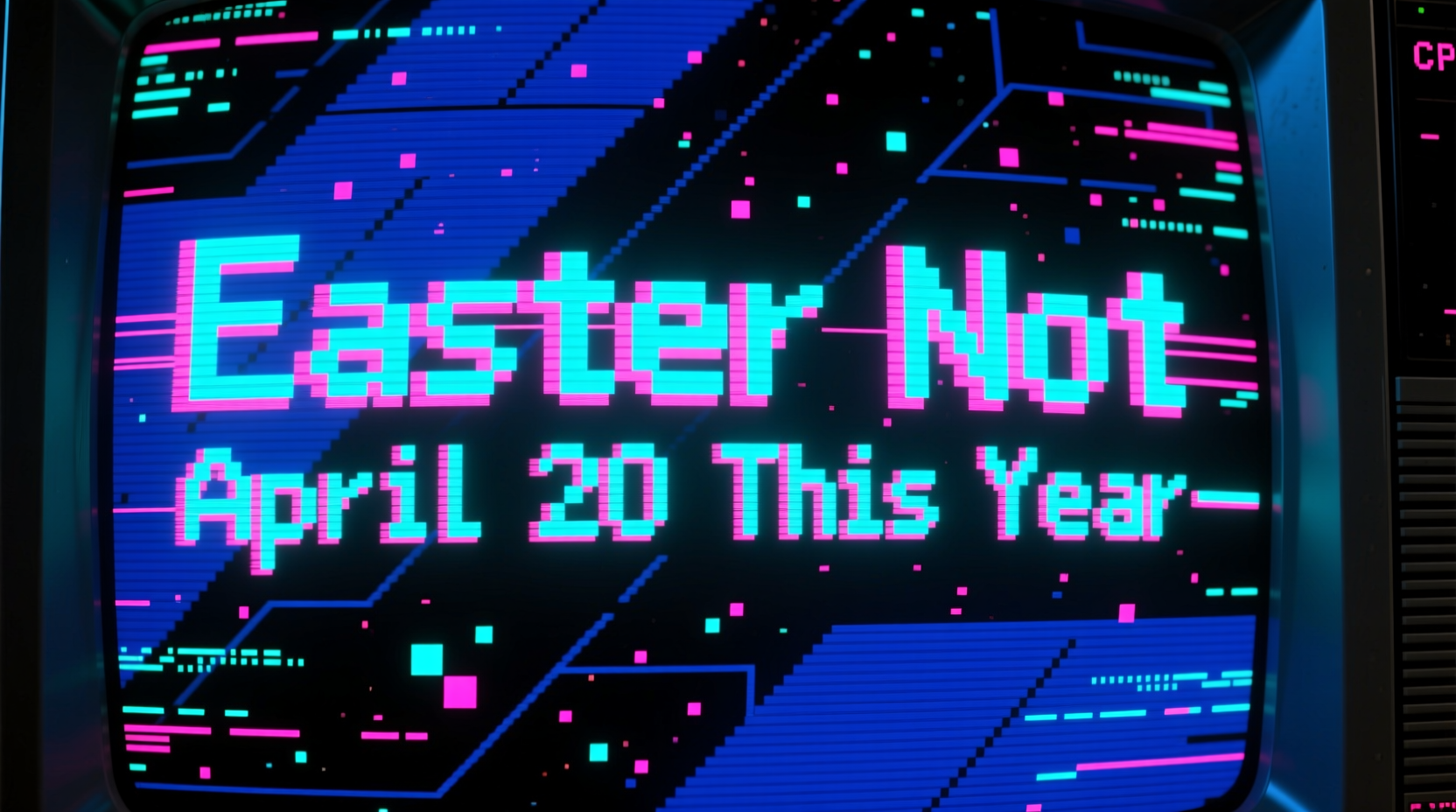 why is easter on 420 this year