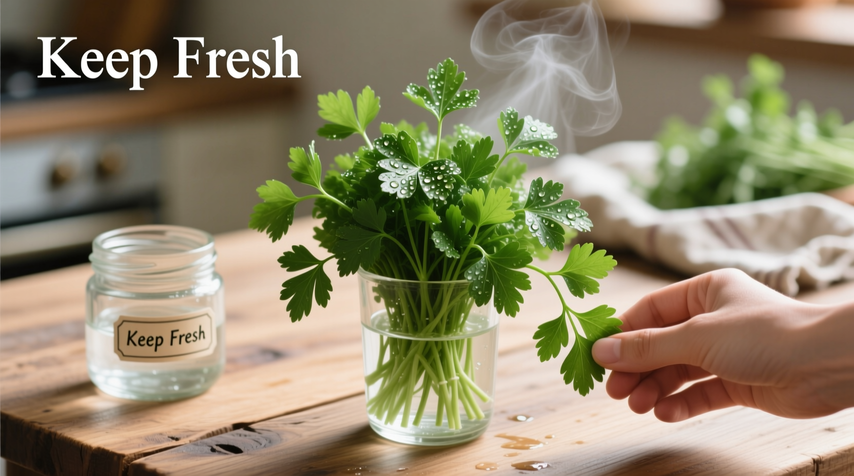 how can you keep parsley fresh