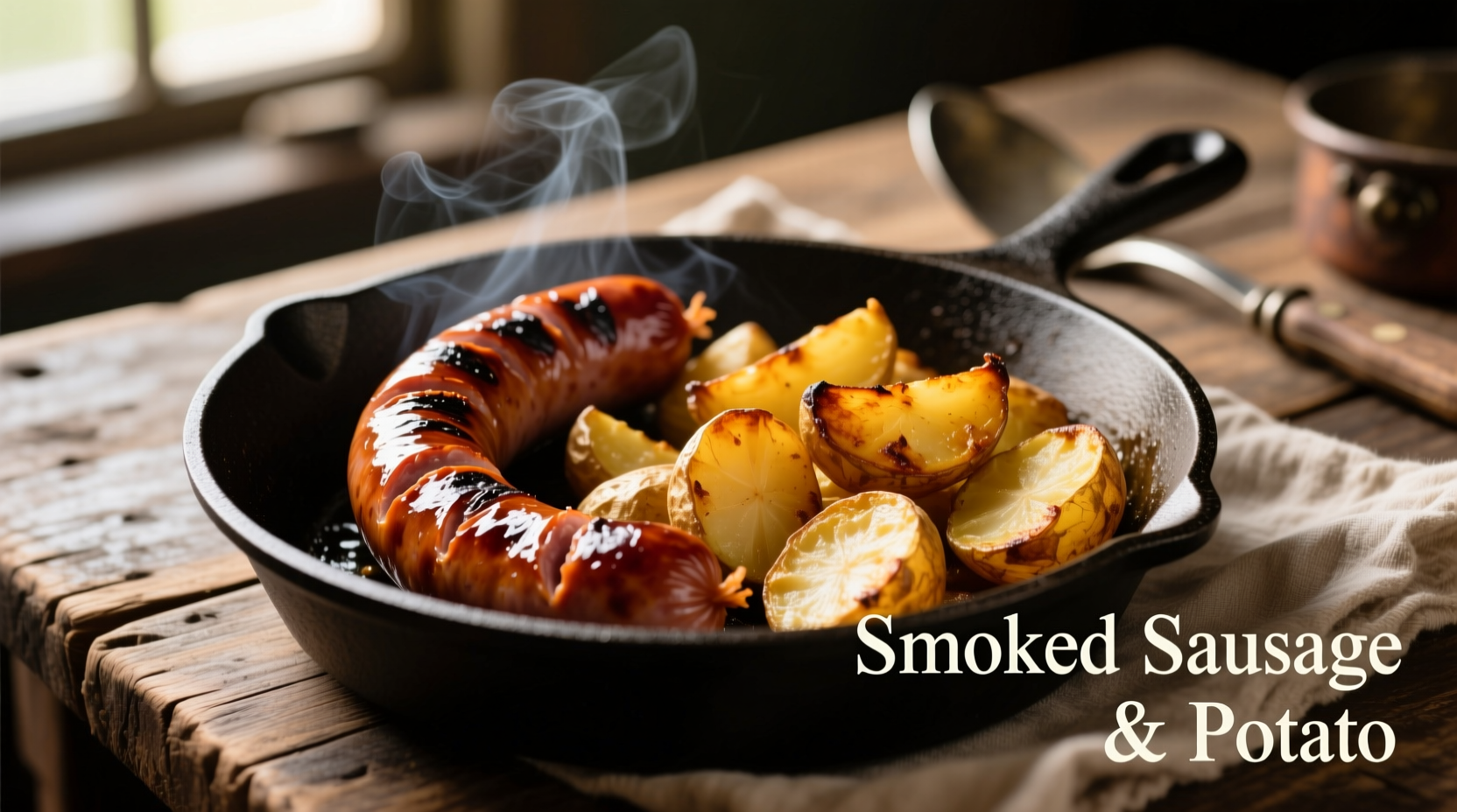 smoked sausage and potato