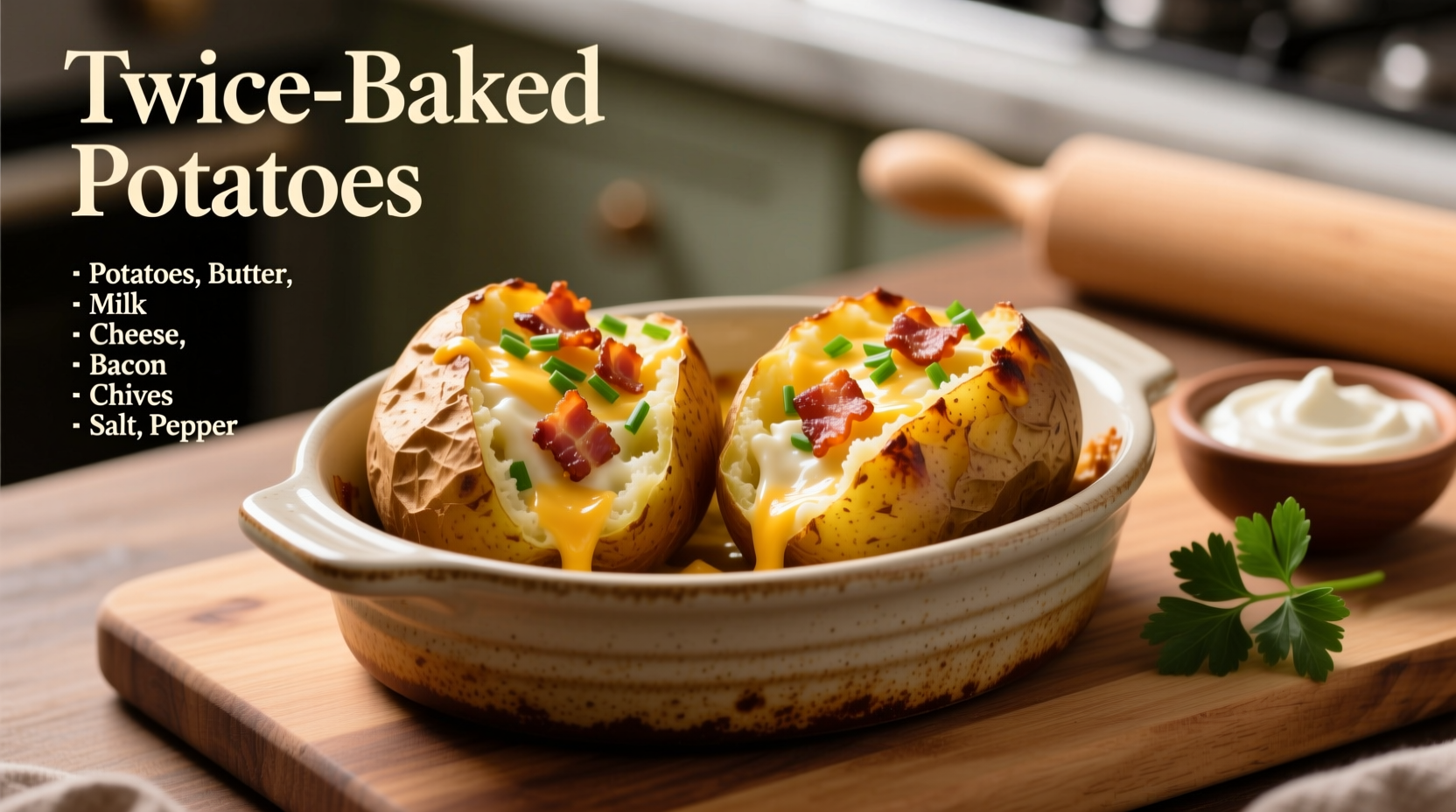recipe for twice baked potato