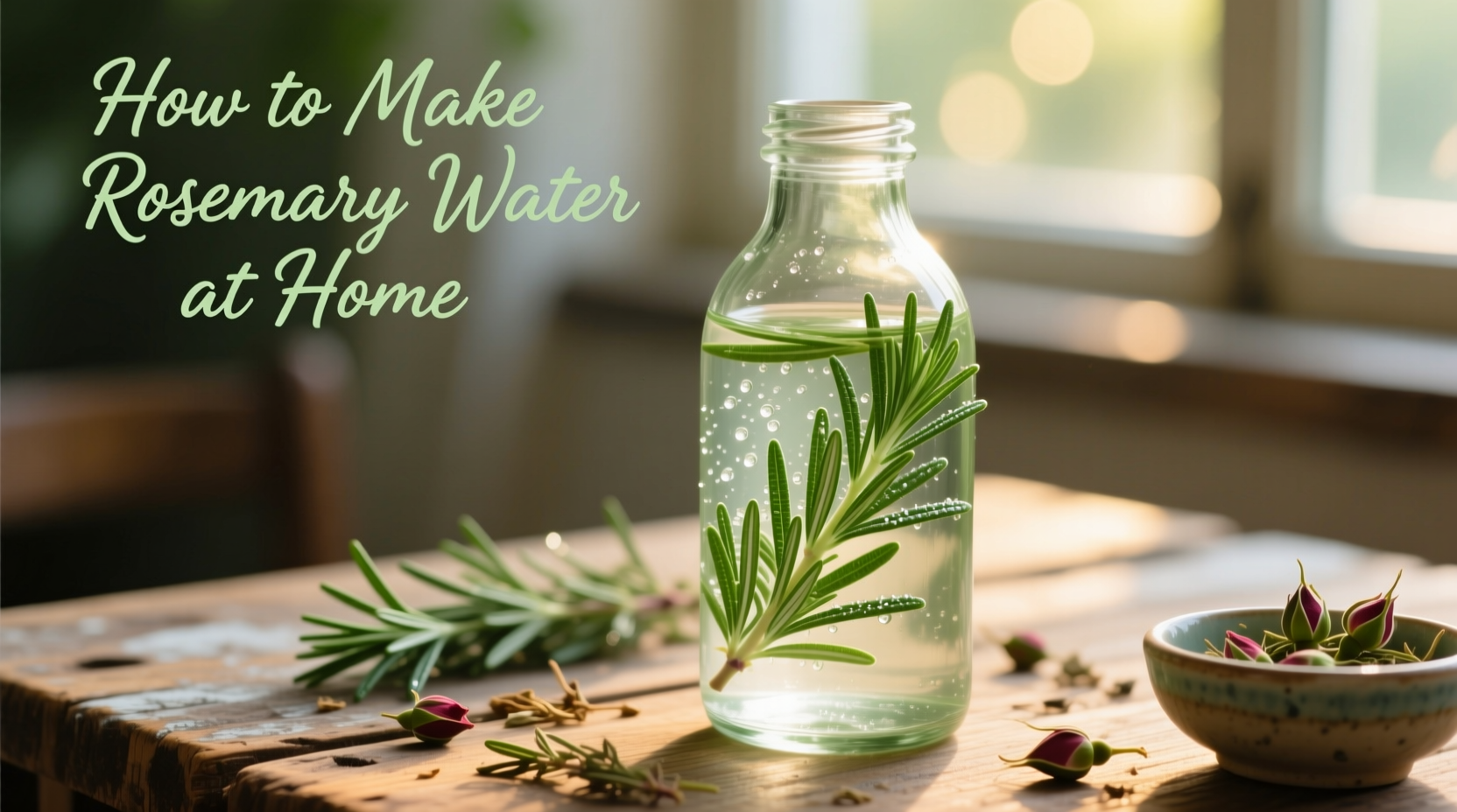 how to make rosemary water