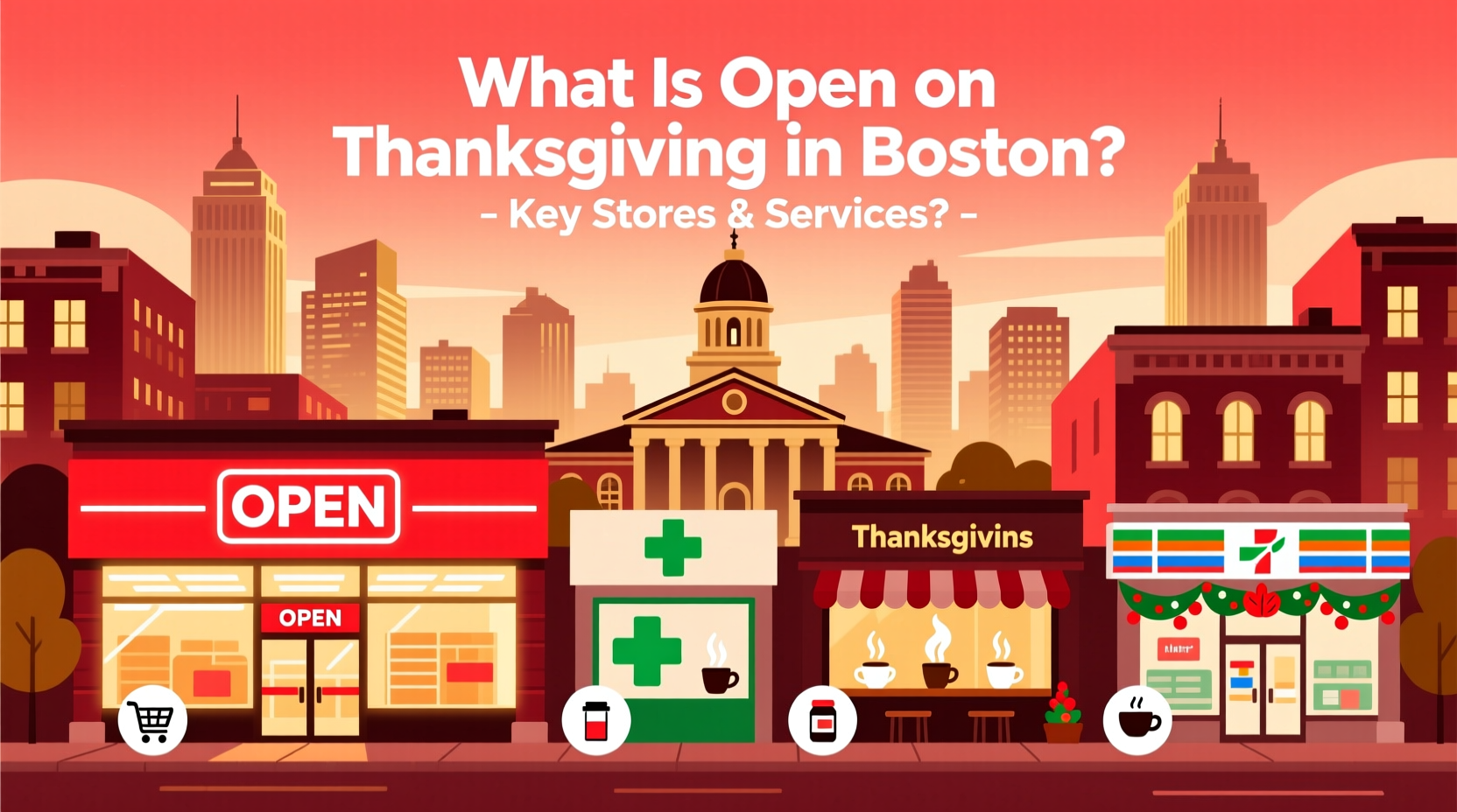 what is open on thanksgiving in boston