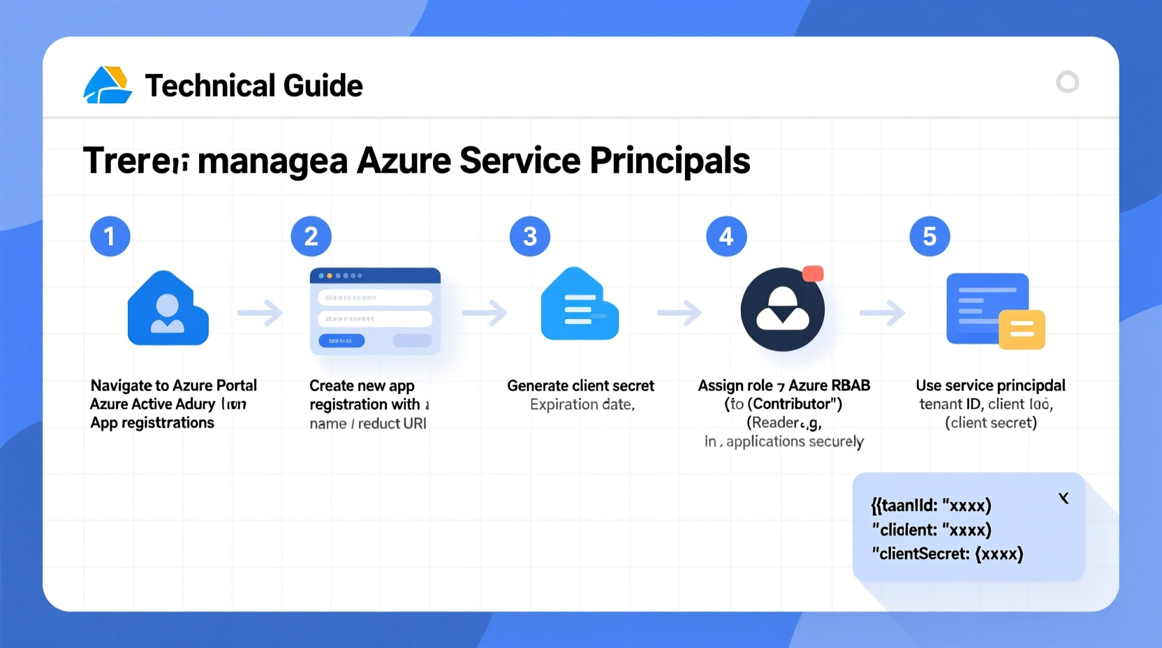 step by step guide to creating and managing azure service principals for secure app access