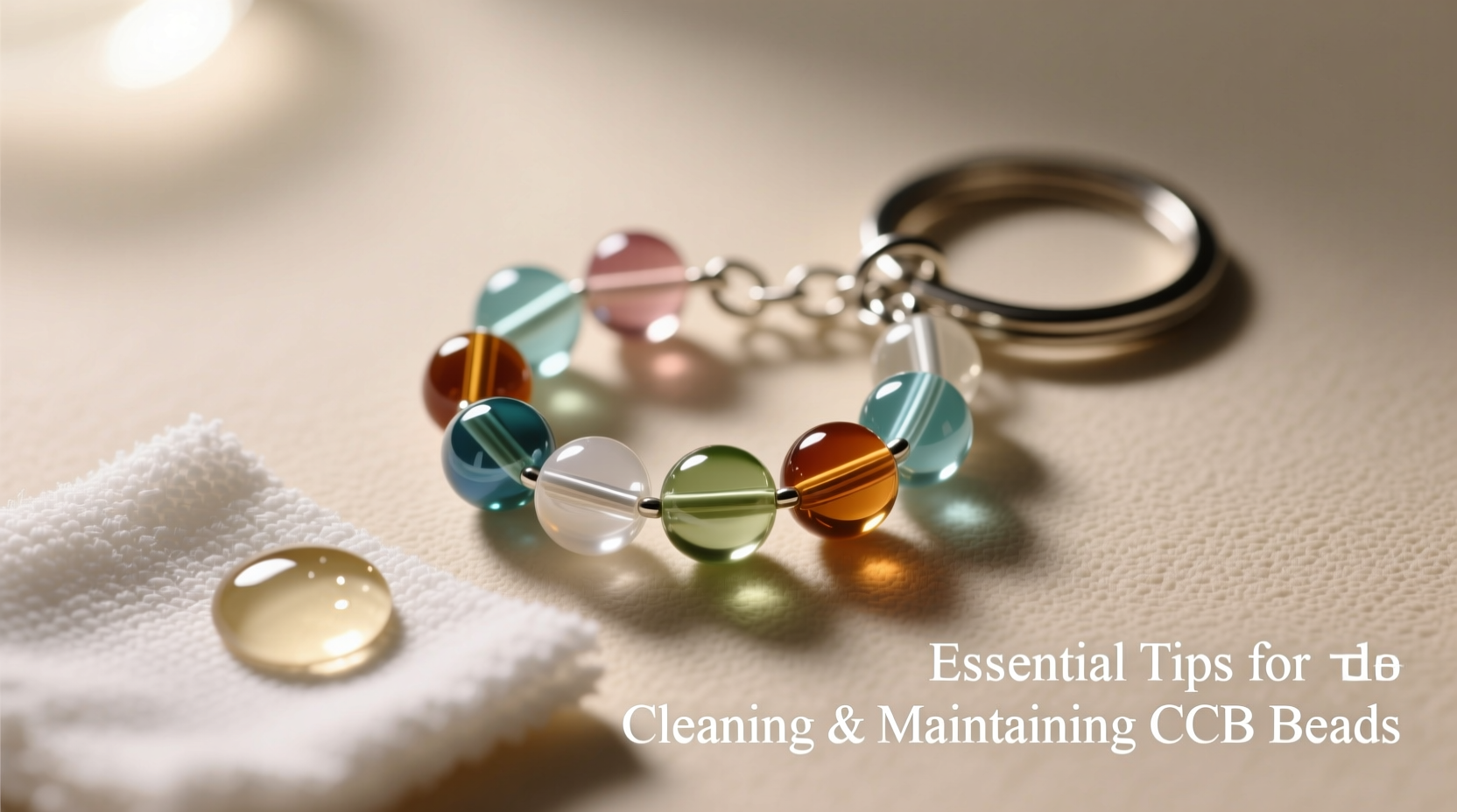 essential tips for cleaning and maintaining ccb beads on your keychain