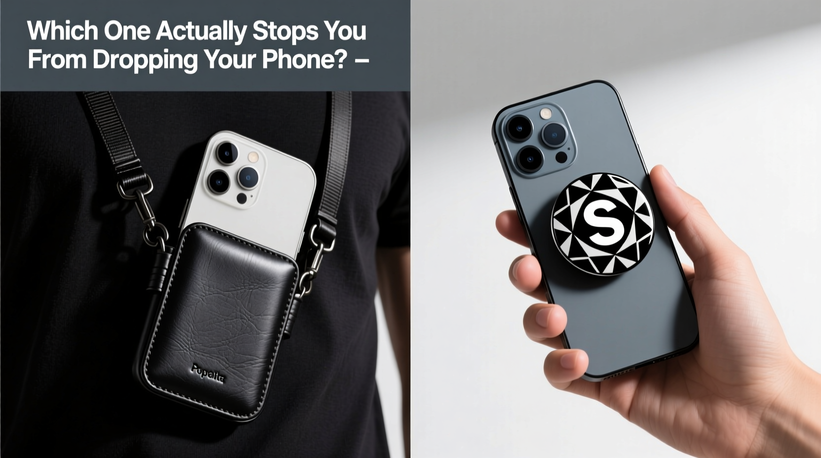 crossbody case vs popsocket which one actually stops you from dropping your phone and looks better doing it