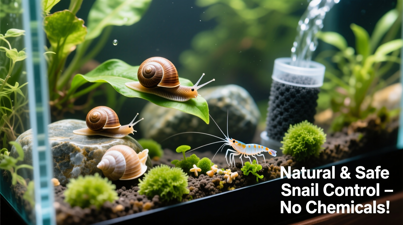 effective and safe methods to control snails in your aquarium without chemicals