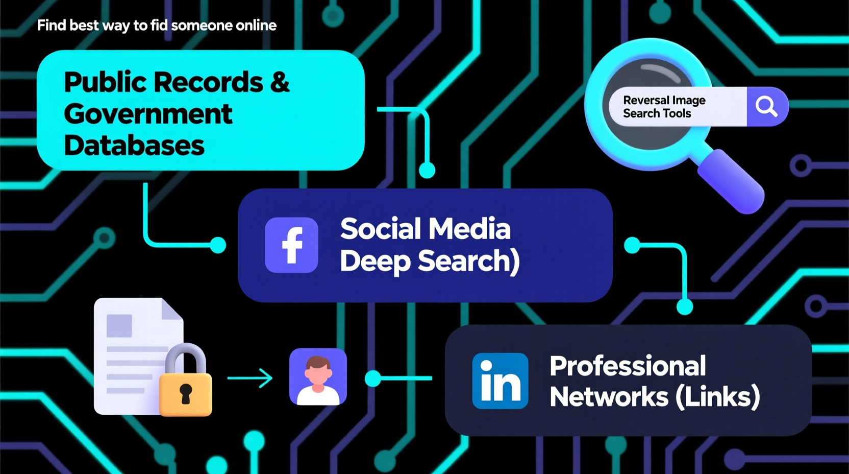 how to find the best way to find information on someone online