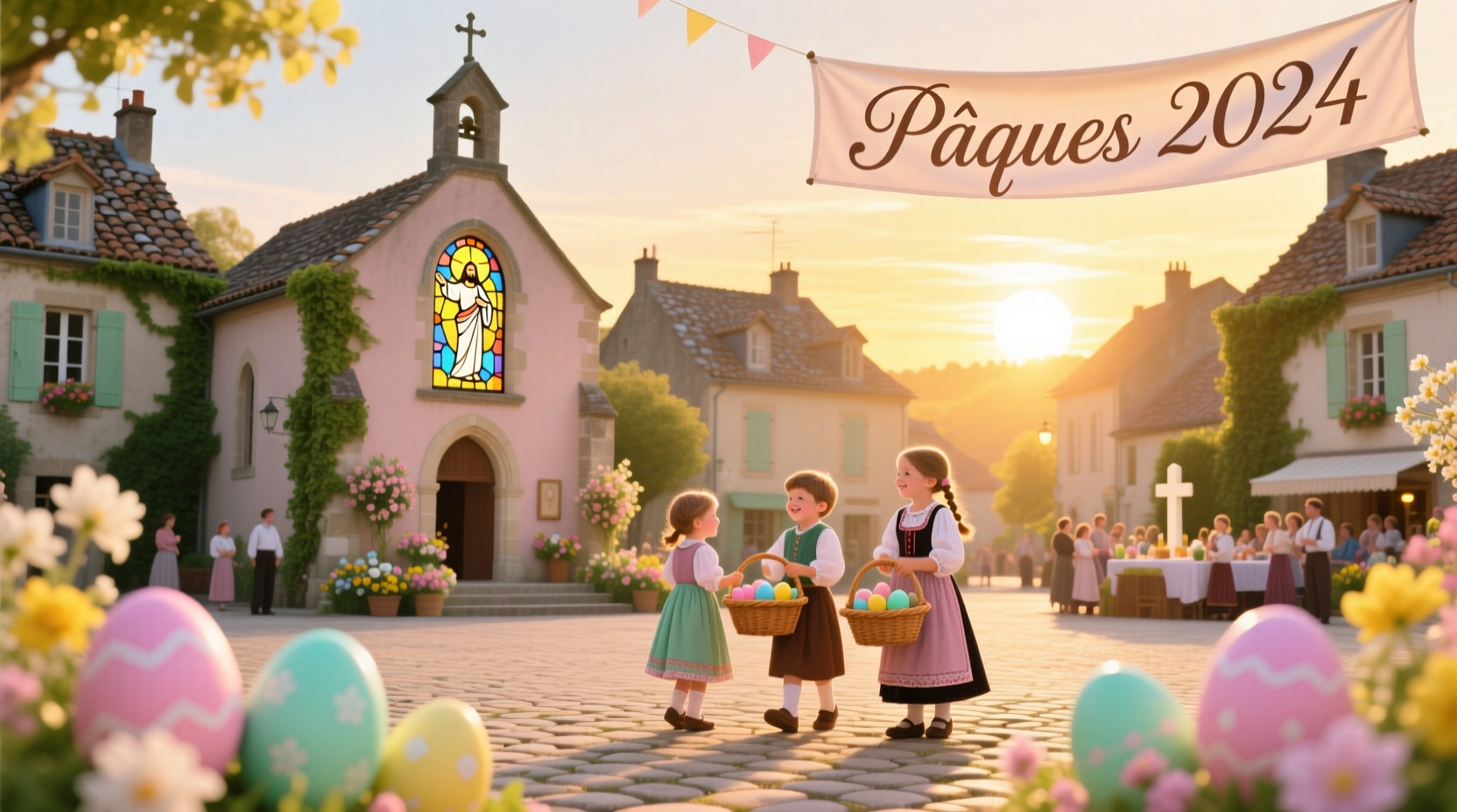 when is easter celebrated in france