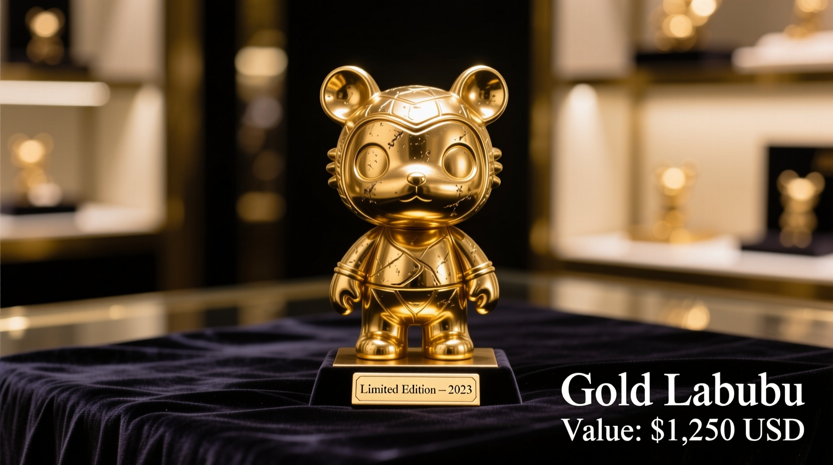 how much is the gold labubu worth