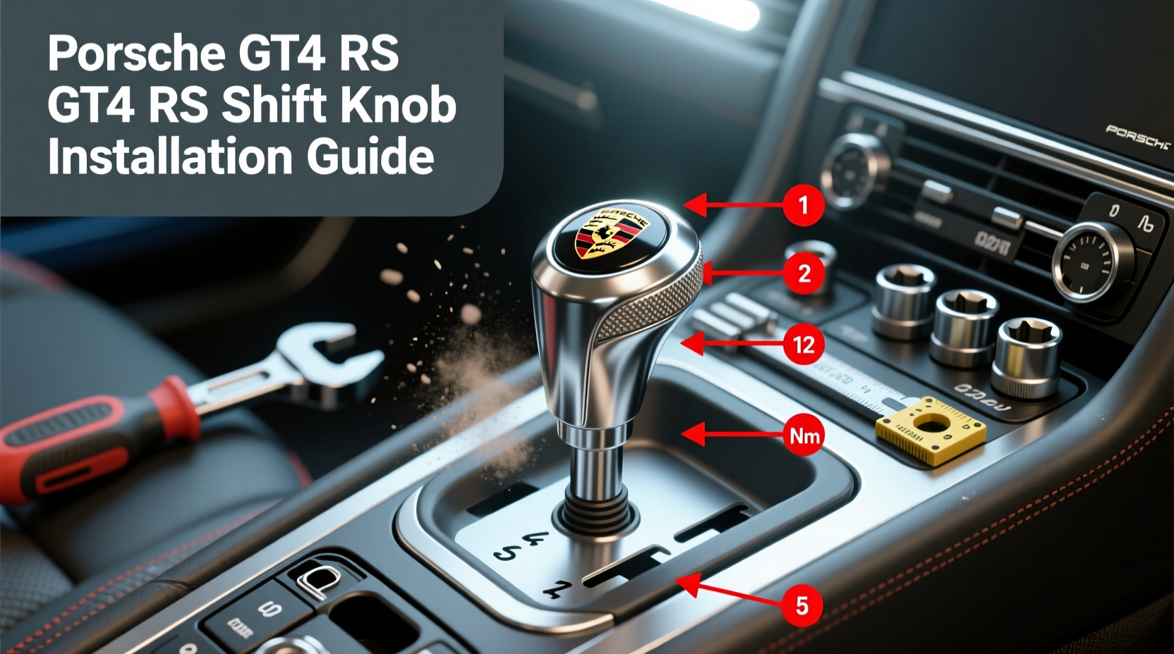 Porsche GT4 RS Shift Knob Installation Guide