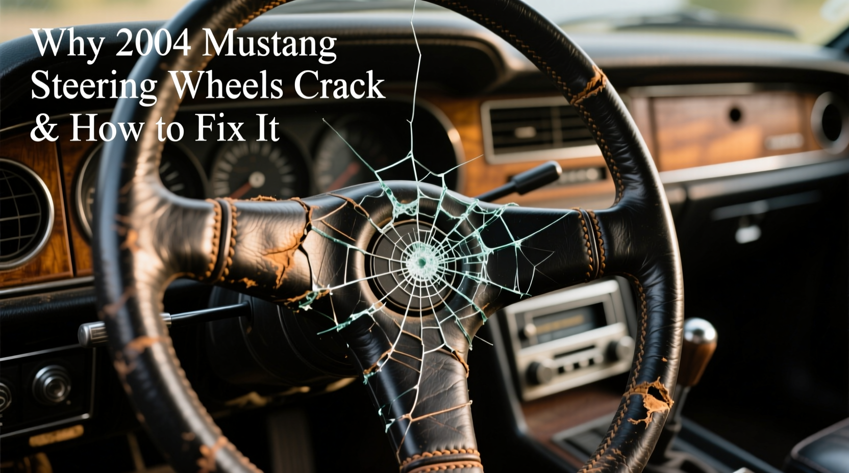 2004 mustang steering wheel cracking