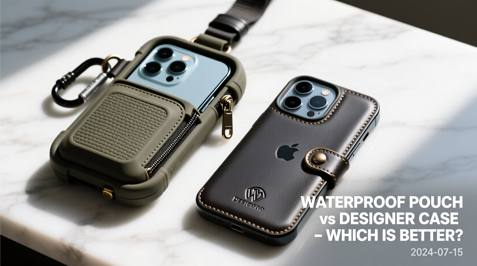 waterproof pouch vs designer case which one is actually better for your iphone
