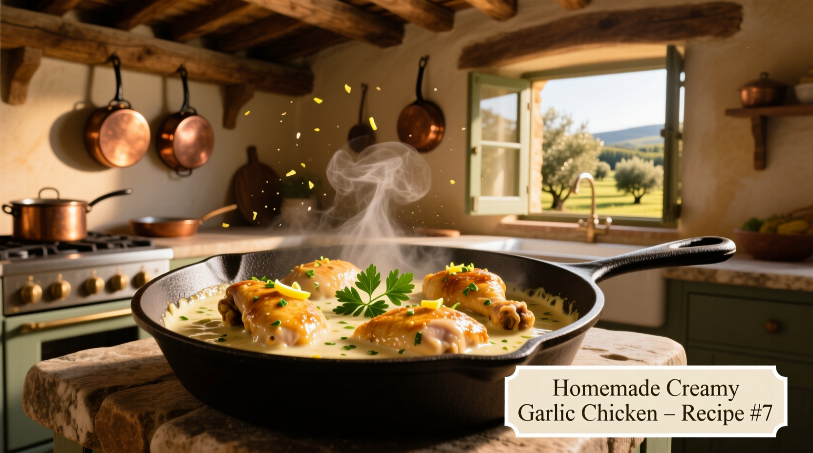 Perfect Creamy Garlic Chicken Recipe in 30 Minutes