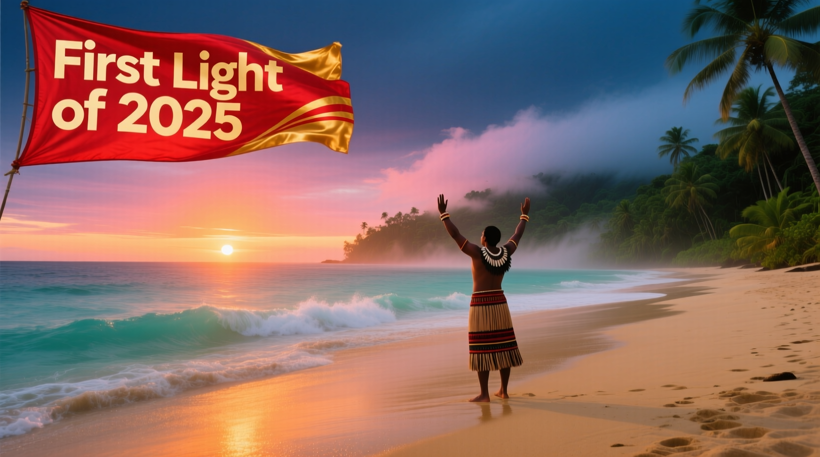 which country start new year first