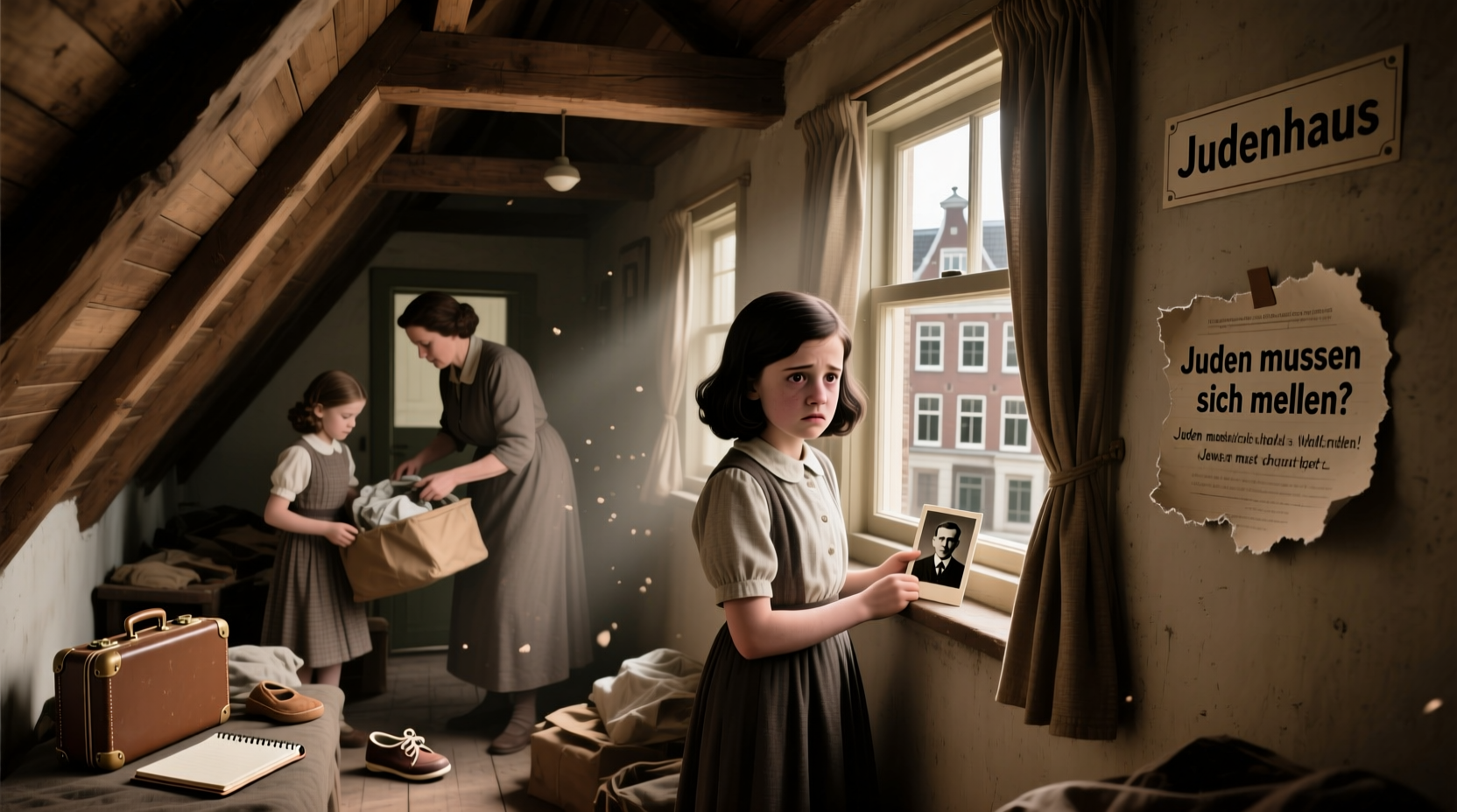 why did anne frank go into hiding key historical reasons