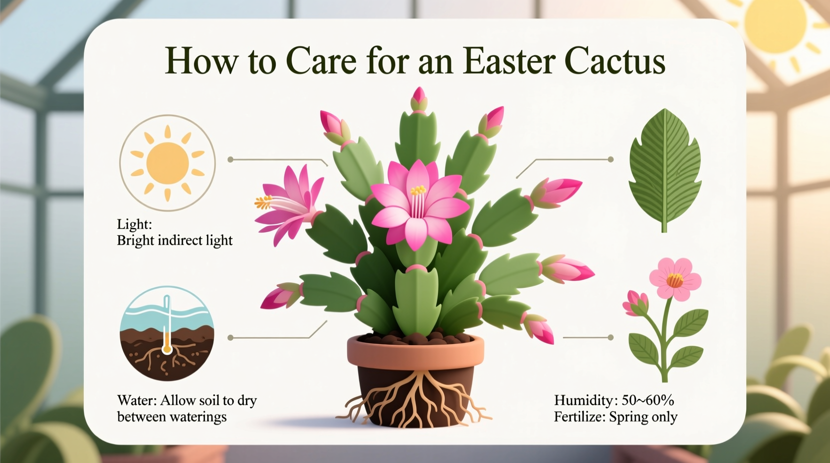 How to Care for an Easter Cactus: Complete Guide