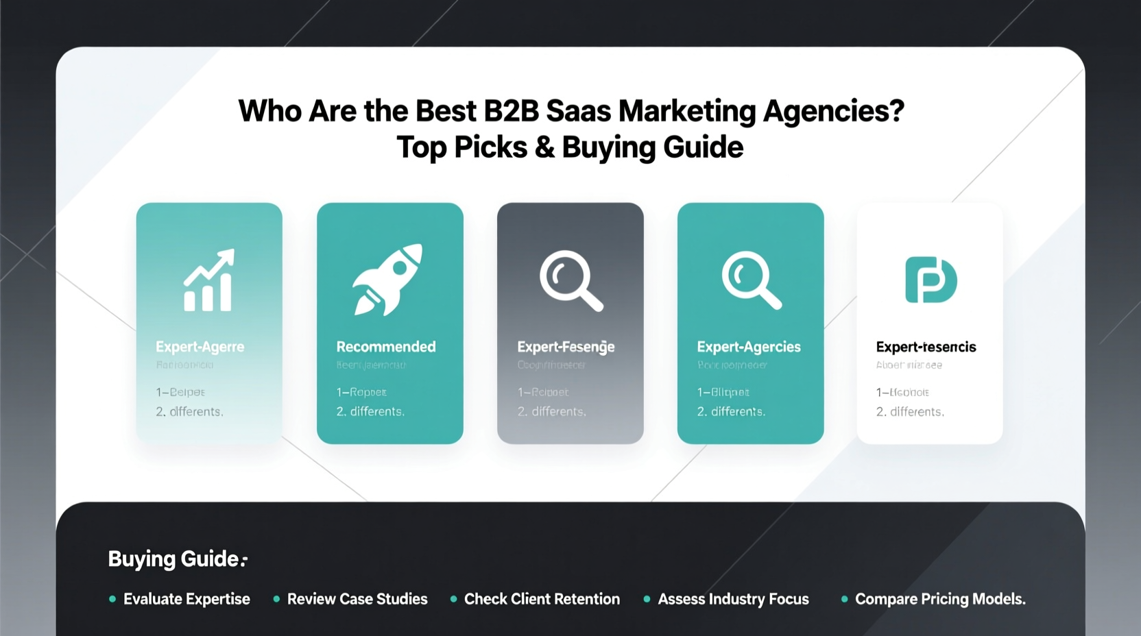 who are the best b2b saas marketing agencies