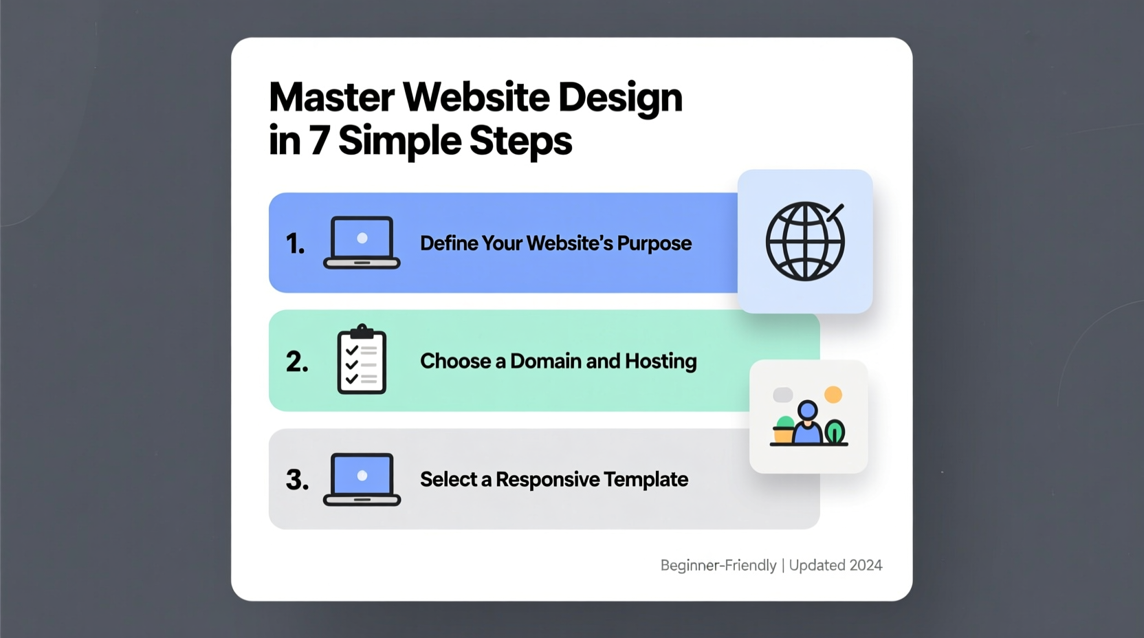 master website design quickly a step by step guide for beginners