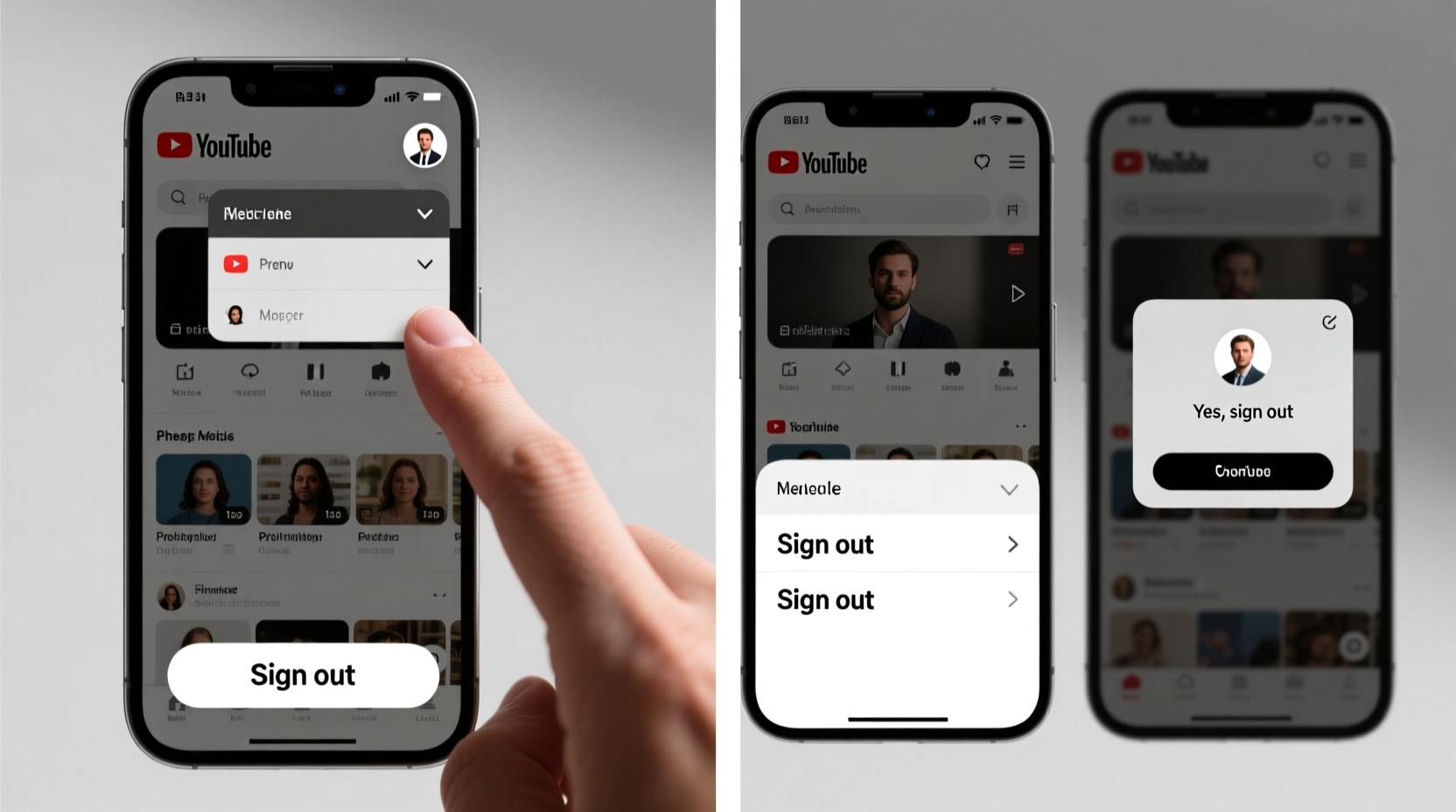 how to easily log out of the youtube app on your iphone a step by step guide