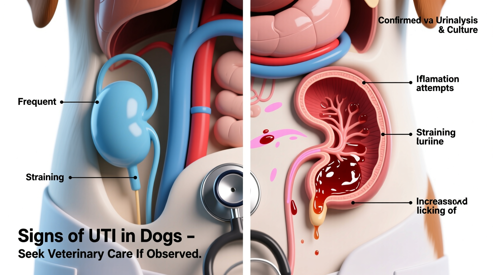 how to recognize and confirm if your dog has a urinary tract infection