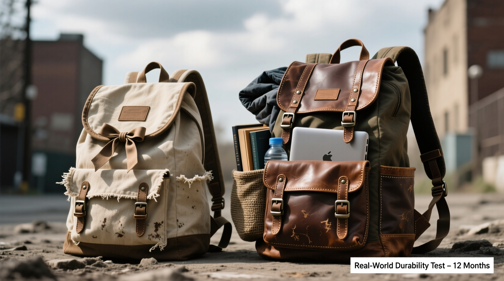 bowknot vs leather backpack which one lasts longer for real world use