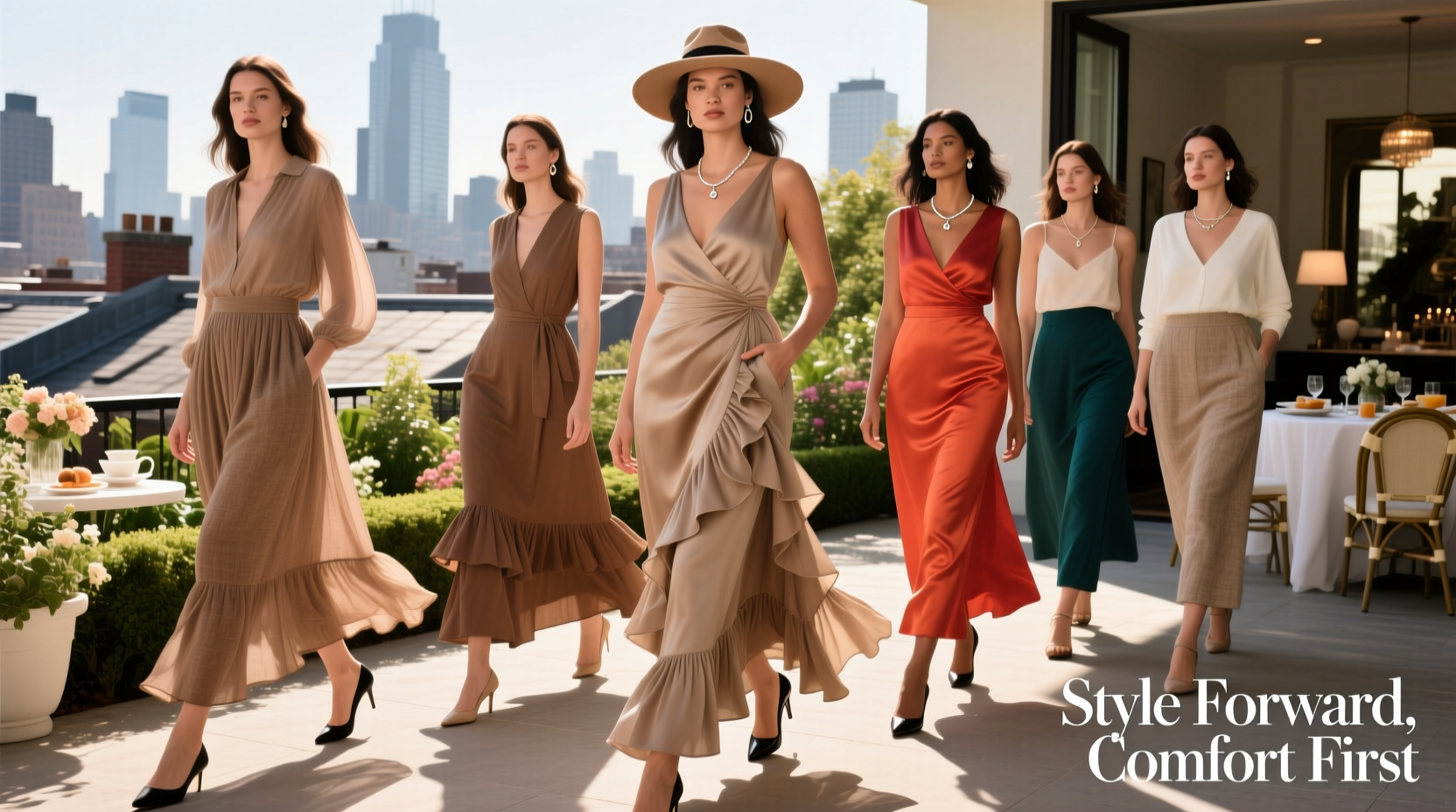 how to choose and style comfortable fashion forward long skirts for every occasion