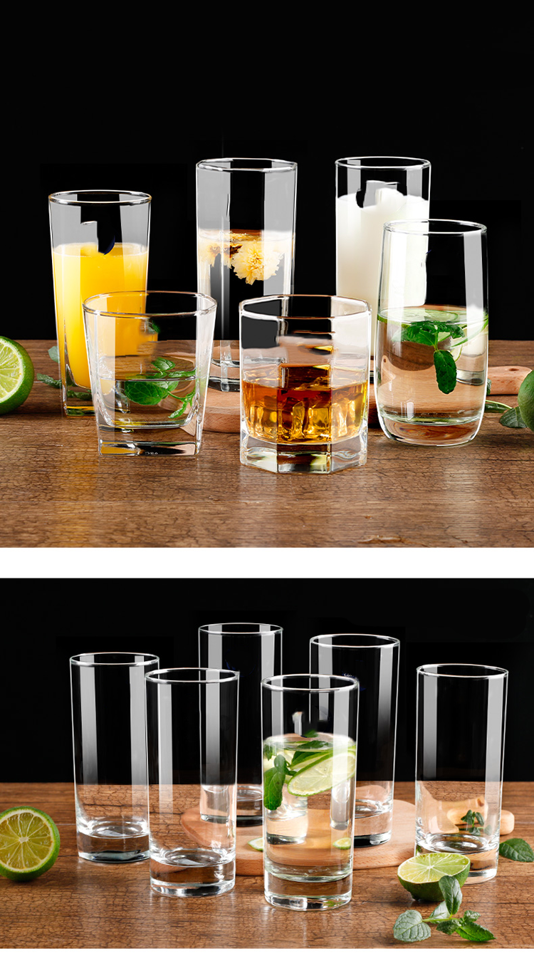 Wholesale OEM/ODM Water Juice Beer Wine Highball Glassware Drinking Glass Cup