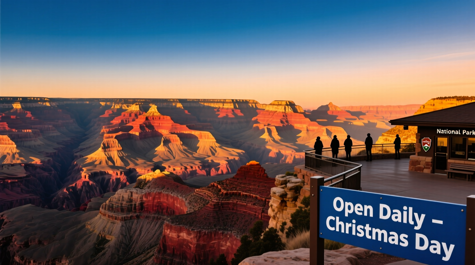is grand canyon open on christmas day