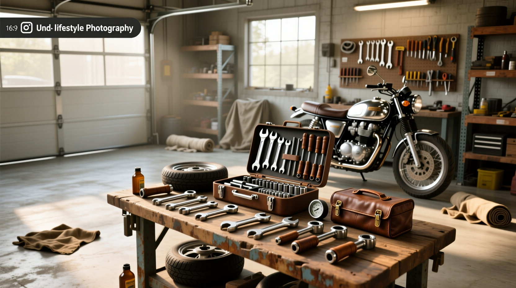 What tools are in a motorcycle tools kit for beginners and pros?