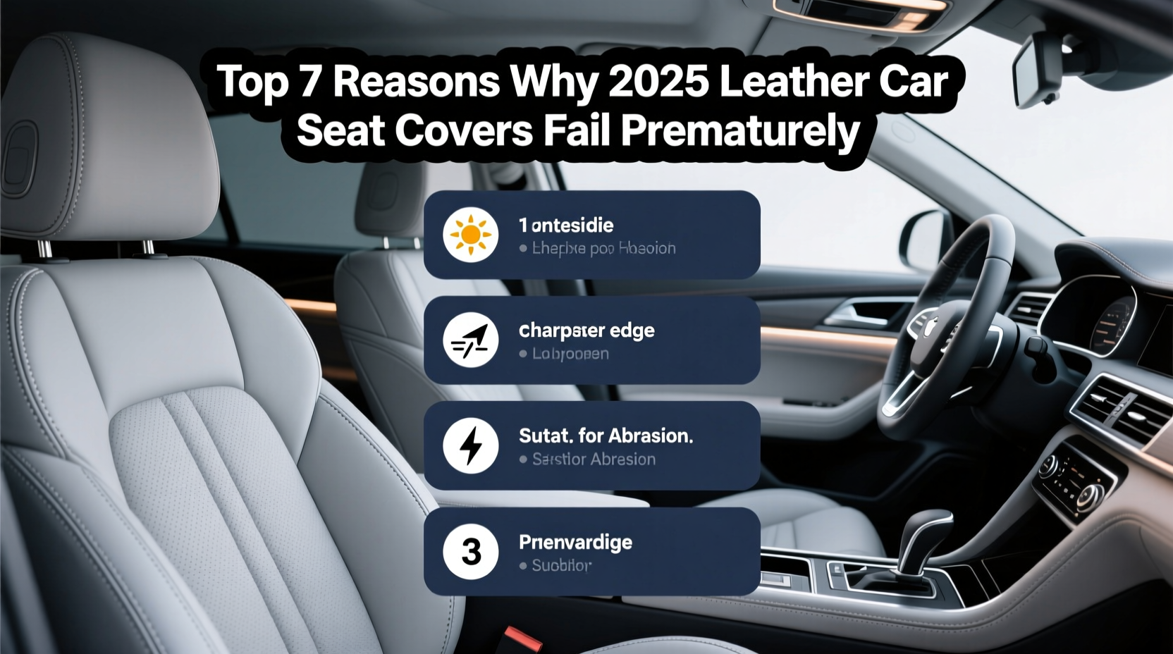 2025 leather cover failure reasons
