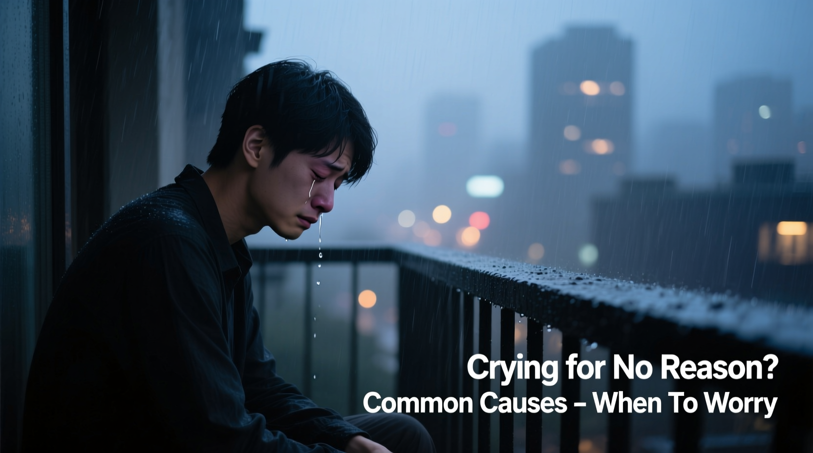 crying for no reason sometimes common causes when to worry