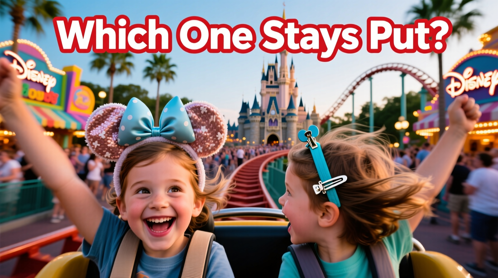 disney ears headband vs clip which stays on during the rides