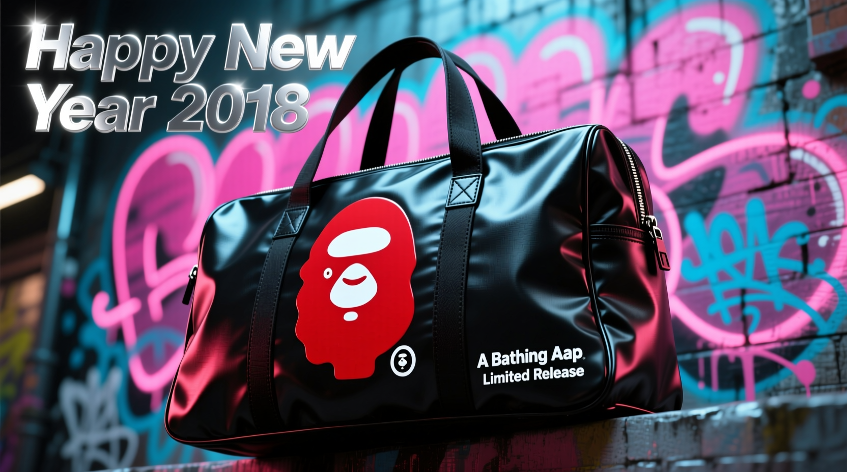 A Bathing Ape Happy New Year Bag 2018 Release Info