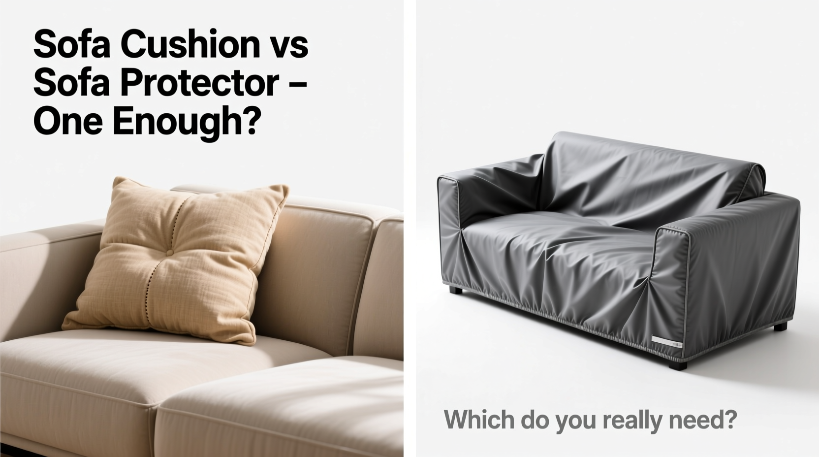 sofa cushion vs sofa protector is one really enough or do you need both
