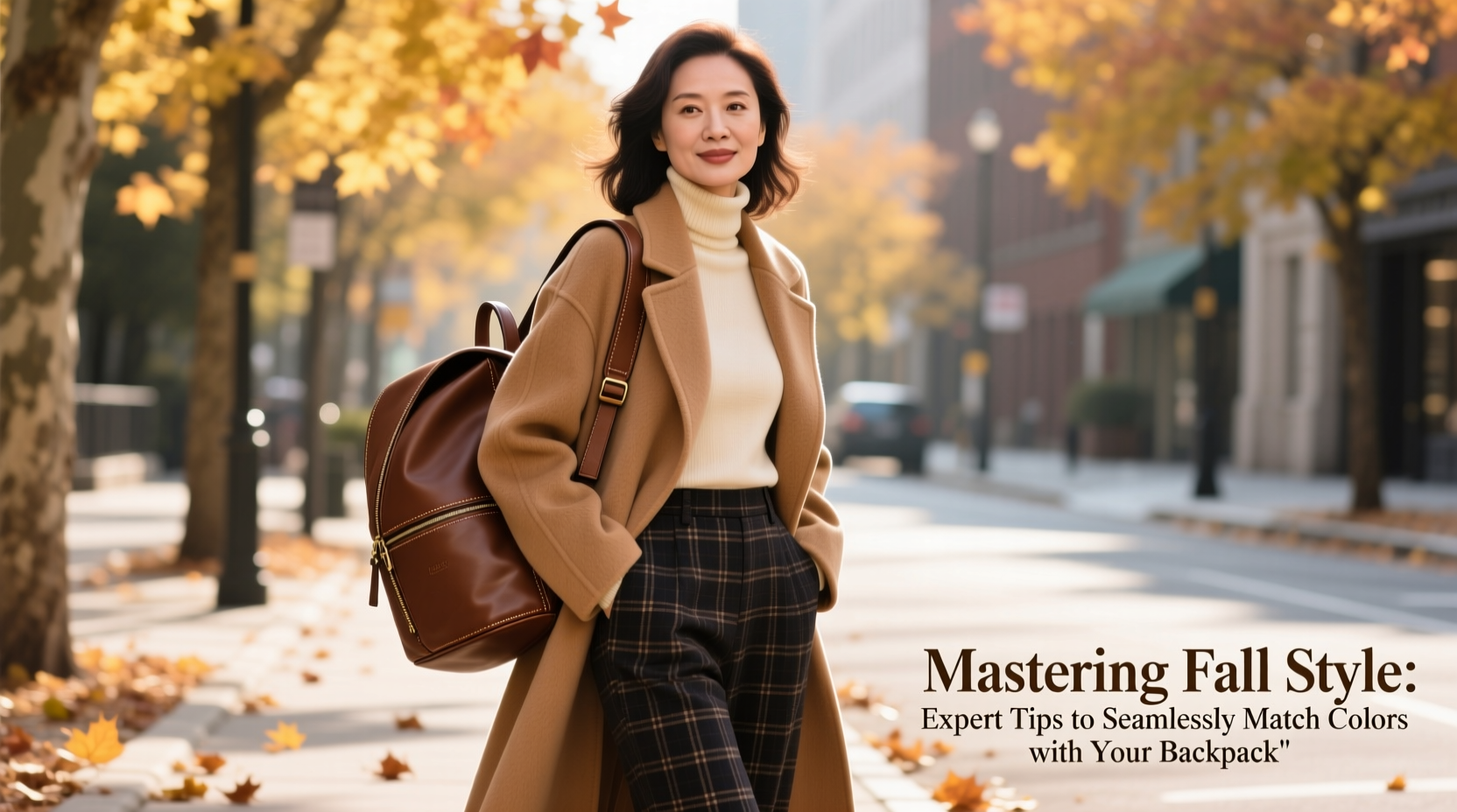 mastering fall style expert tips to seamlessly match colors with your backpack