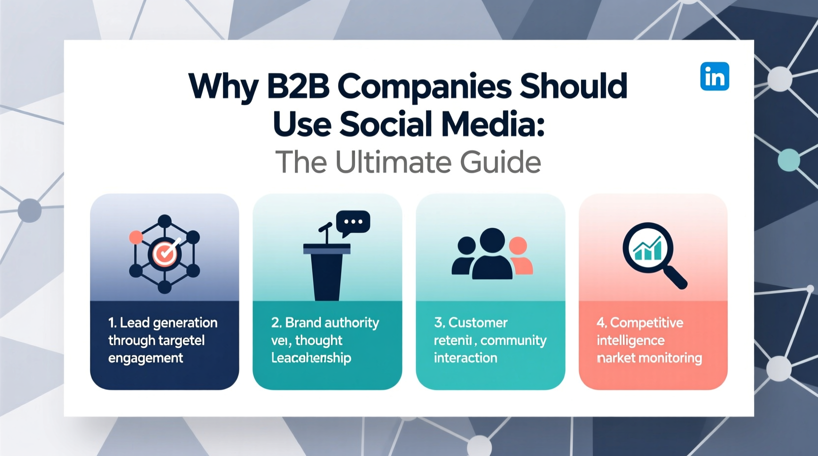 why should b2b companies use social media hubspot