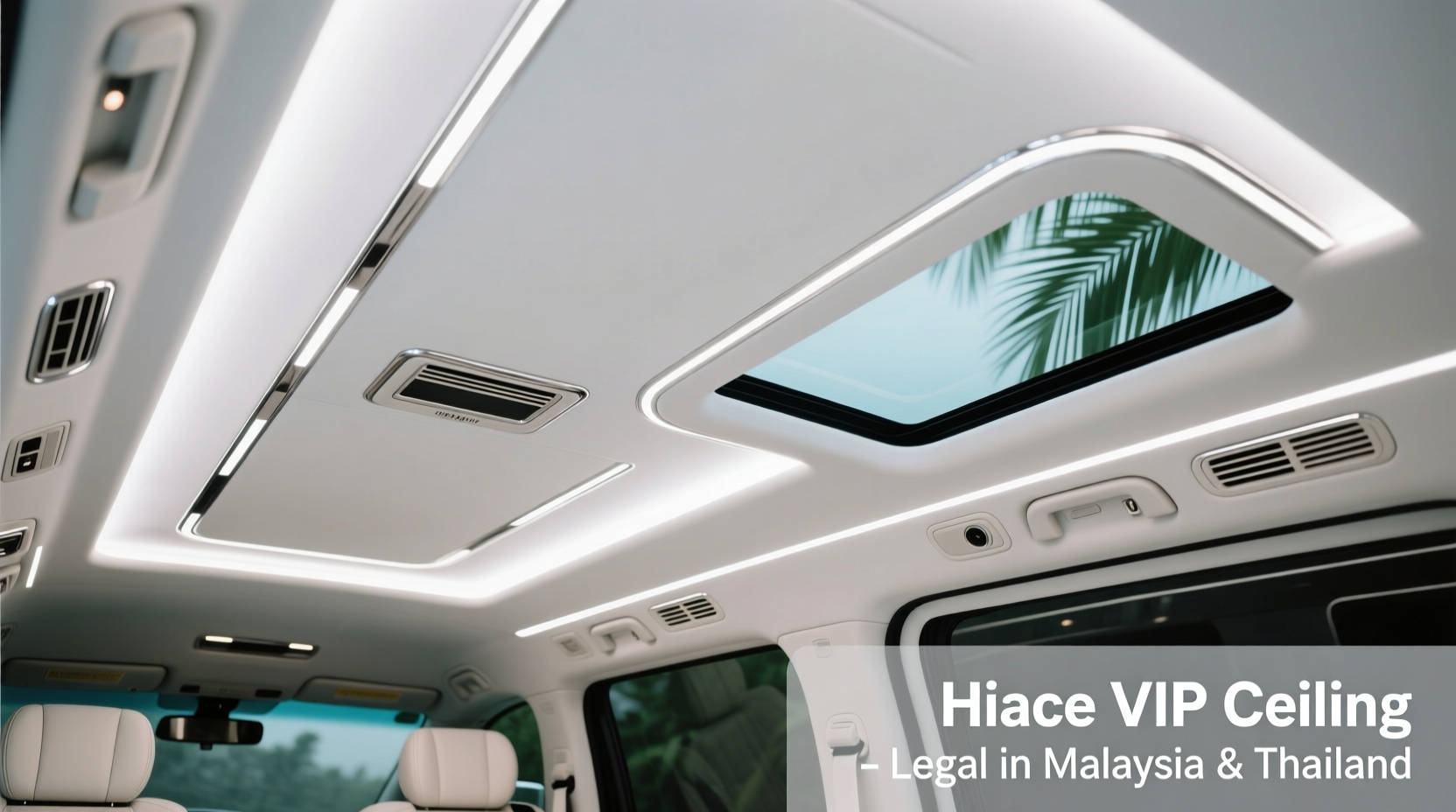 Vip Ceiling Hiace VIP Ceiling Legal in Malaysia & Thailand