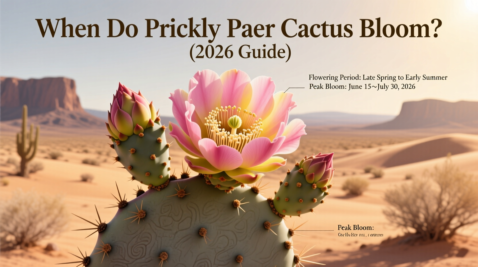 When Do Prickly Pear Cactus Bloom? (2026 Guide)