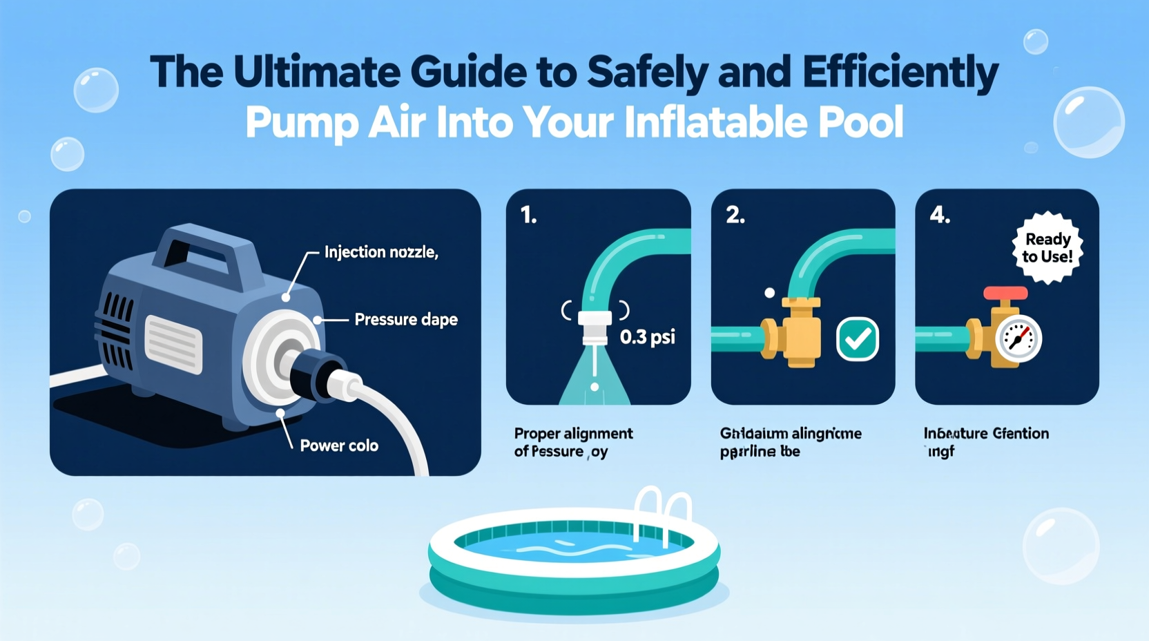 the ultimate guide to safely and efficiently pump air into your inflatable pool