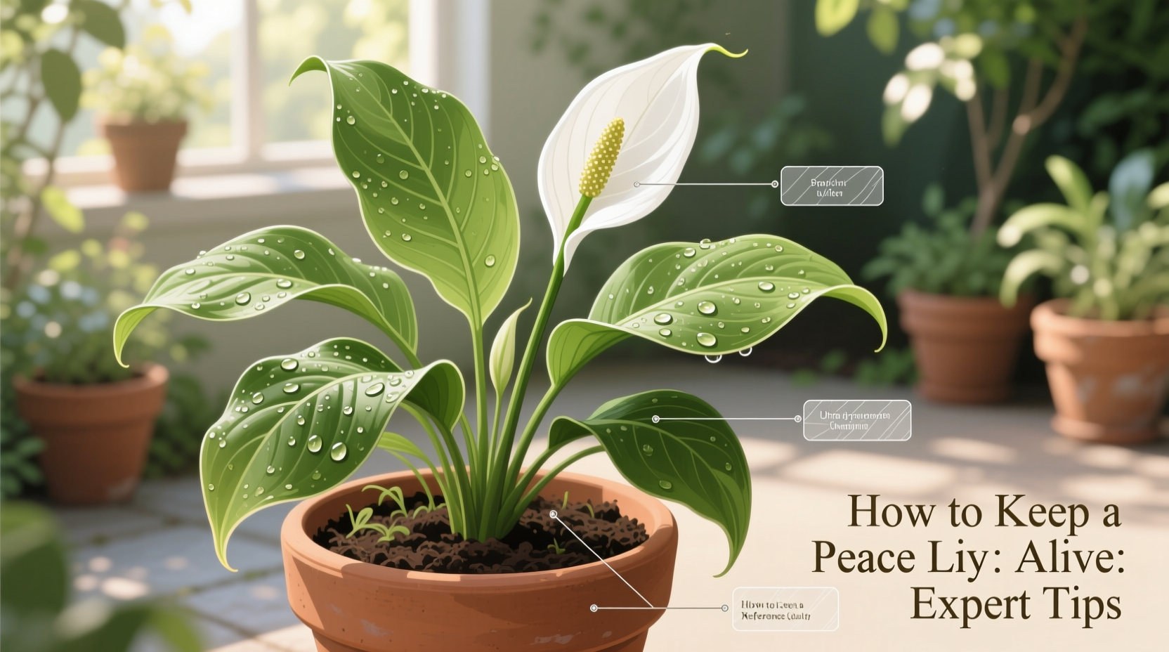 how do you keep a peace lily alive