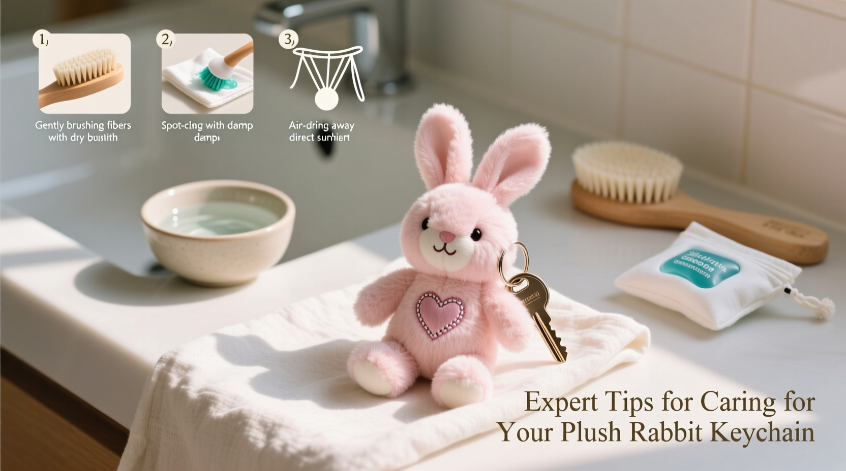 expert tips for caring for your plush rabbit keychain to keep it soft and fresh