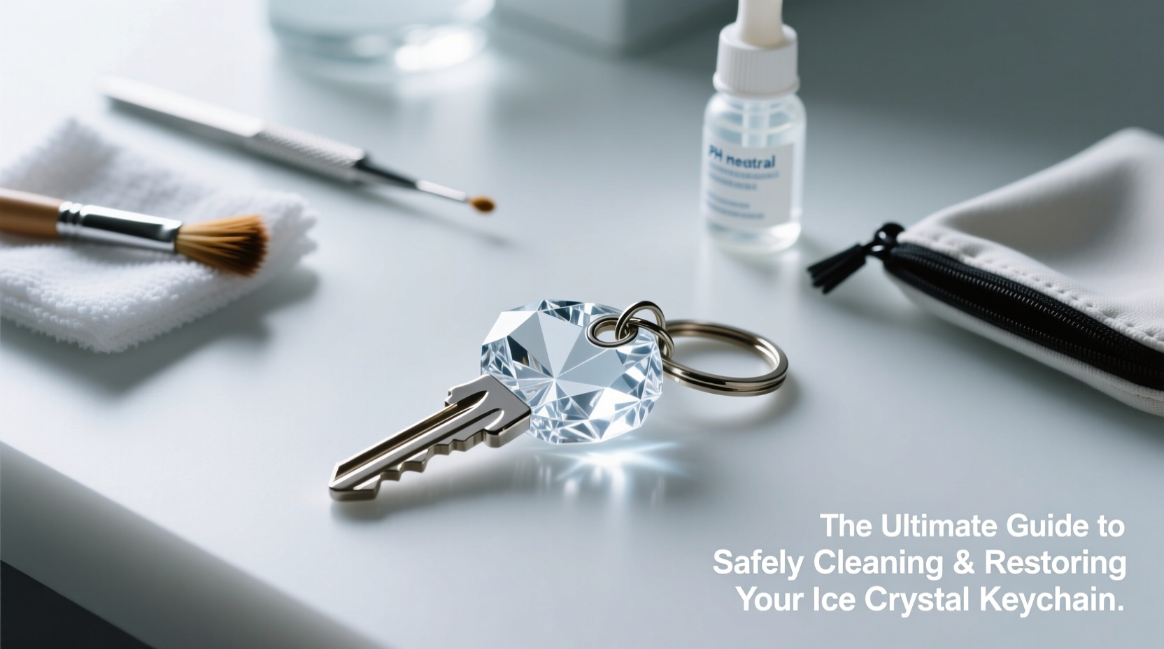 the ultimate guide to safely cleaning and restoring your ice crystal keychain