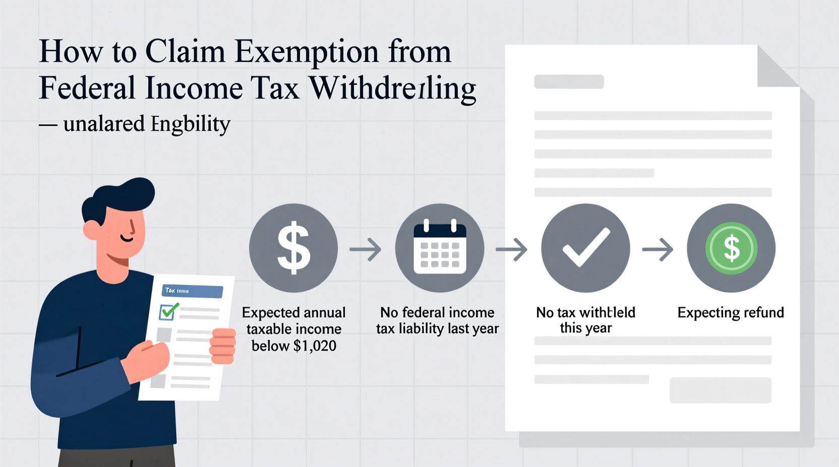 how to determine if you qualify to claim exemption from federal income tax withholding