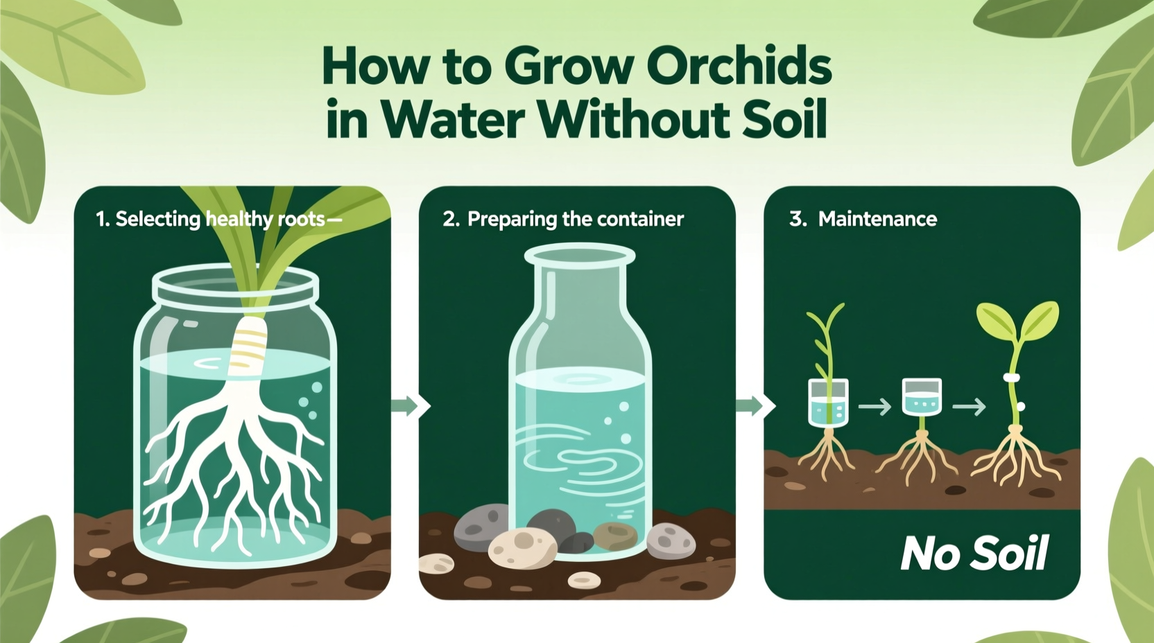 How to Grow Orchids in Water Without Soil
