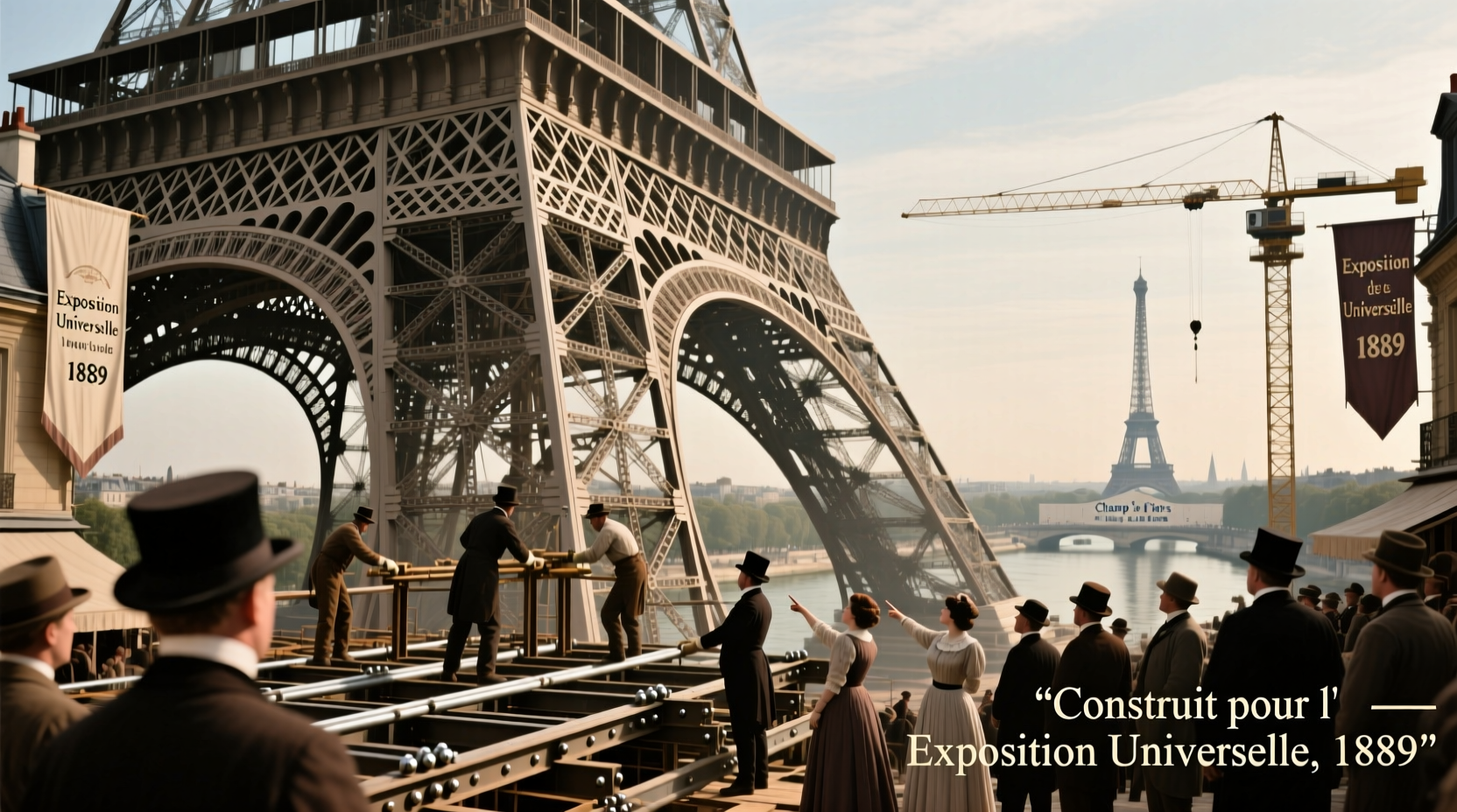 why was the eiffel tower constructed history purpose