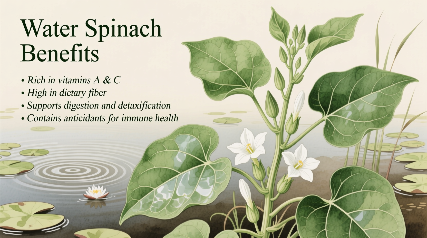 Water Spinach Benefits: 7 Science-Backed Health Advantages