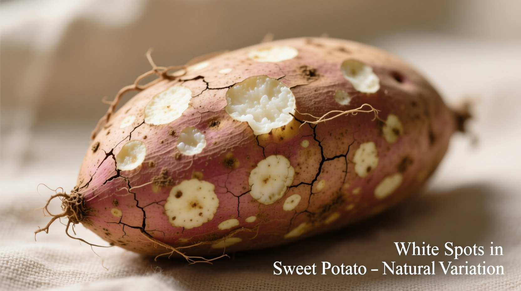 white spots in sweet potato