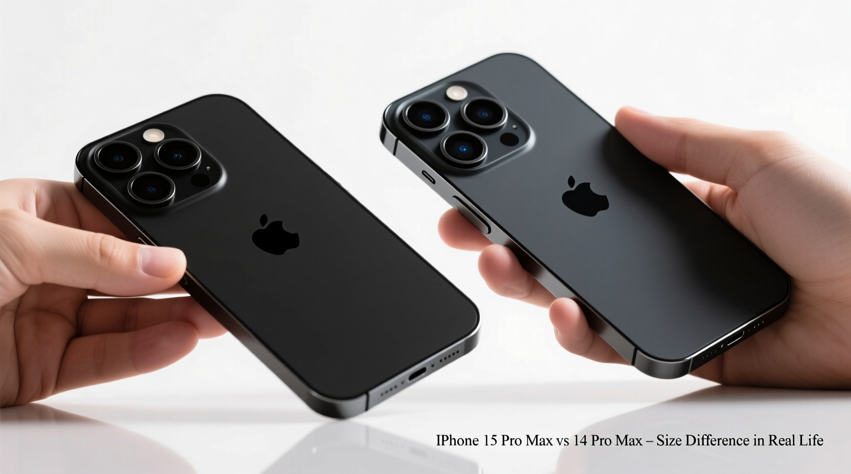 iphone 15 pro max vs 14 pro max is the size difference even noticeable in real life